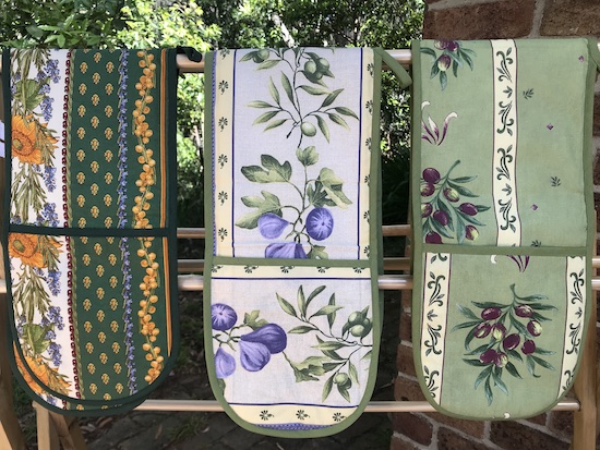 oven mitts from provence